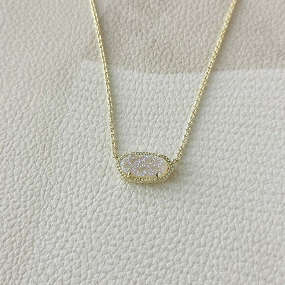Kendra Scott Elisa Necklace | Drusy Gold - Picture 1 of 3